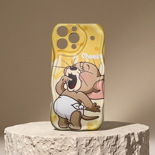 Cartoon Cheese Mouse iPhone Case