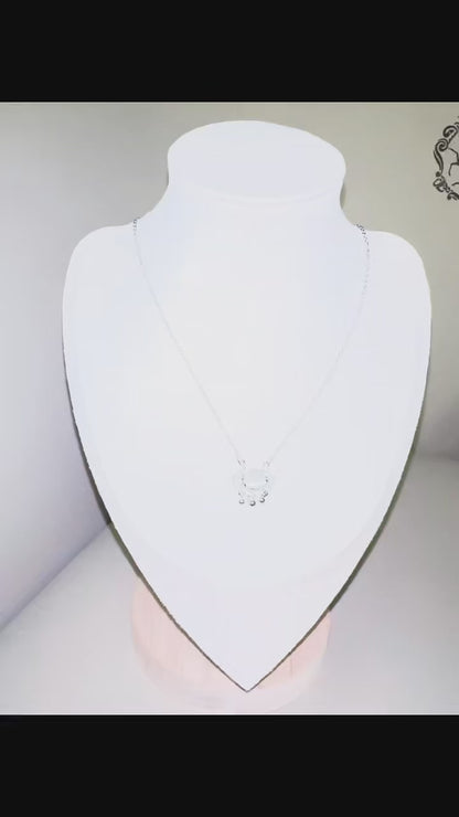 Moonstone Pendant Necklace